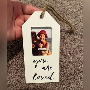 You are Loved - Wooden Hanging Photo Frame